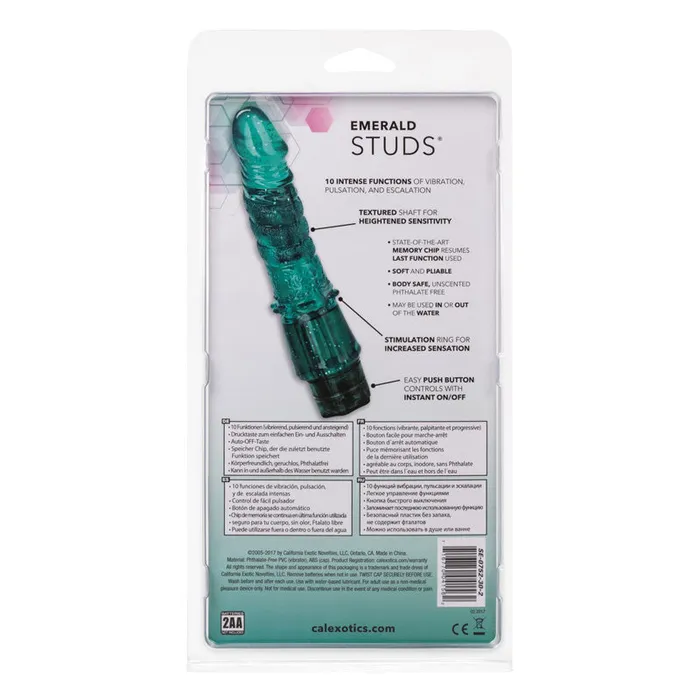 Anal | Emerald Stud 7 Inch Arouser - California Exotic