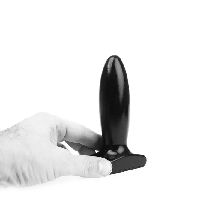 Anal | I love Butt I ♥ Butt - Slanke Buttplug - M - Zwart