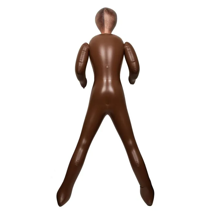 California Exotic Novelties Male Sex Toys | The Mail Mane Love Doll - Bambolo Gonfiabile con Pene Super Realistico, Colore Nero