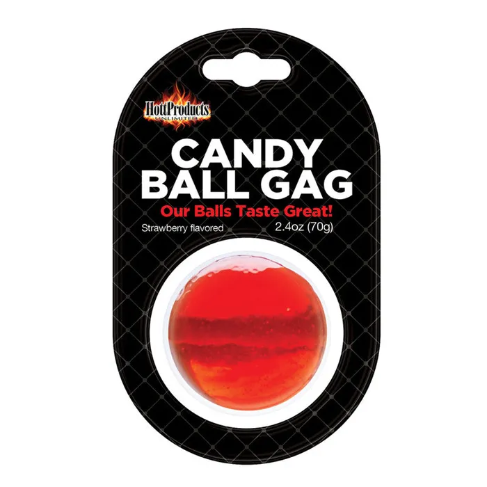 Candy Ball Gag Strawberry Hott Products Male Sex Toys