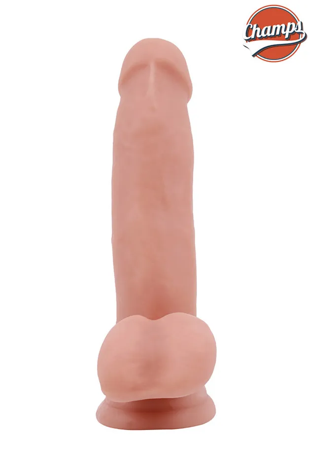 Champs Dildos | Champs - Cocky - Dual Density Dildo 8 x 3,1 cm - Lichte Huidskleur