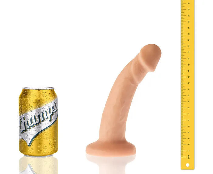 Champs Dildos Champs Funky Original Dildo 185 x 3 cm Lichte Huidskleur