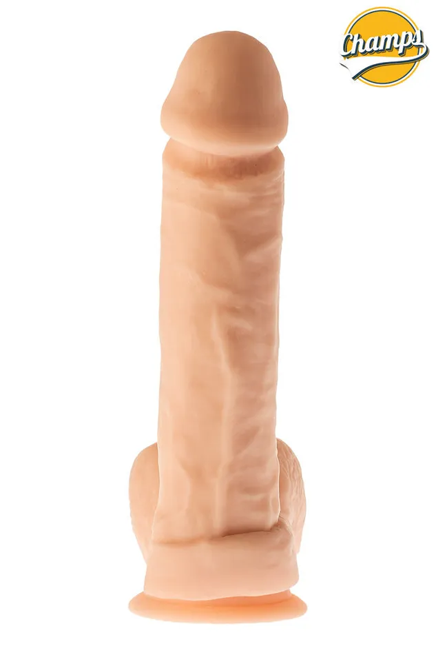 Champs - Ribly - Original Dildo - 21 x 4 cm - Lichte Huidskleur | Champs Dildos