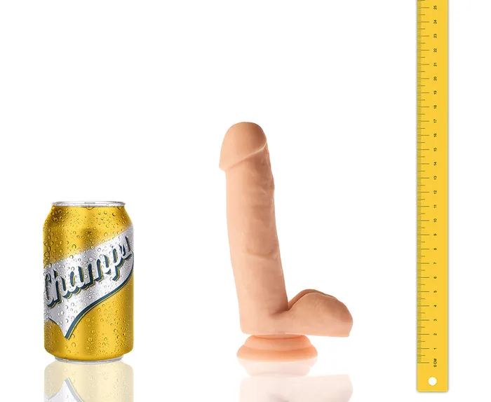 Champs Smoothy Original Dildo 17 x 3 cm Lichte Huidskleur Champs Dildos