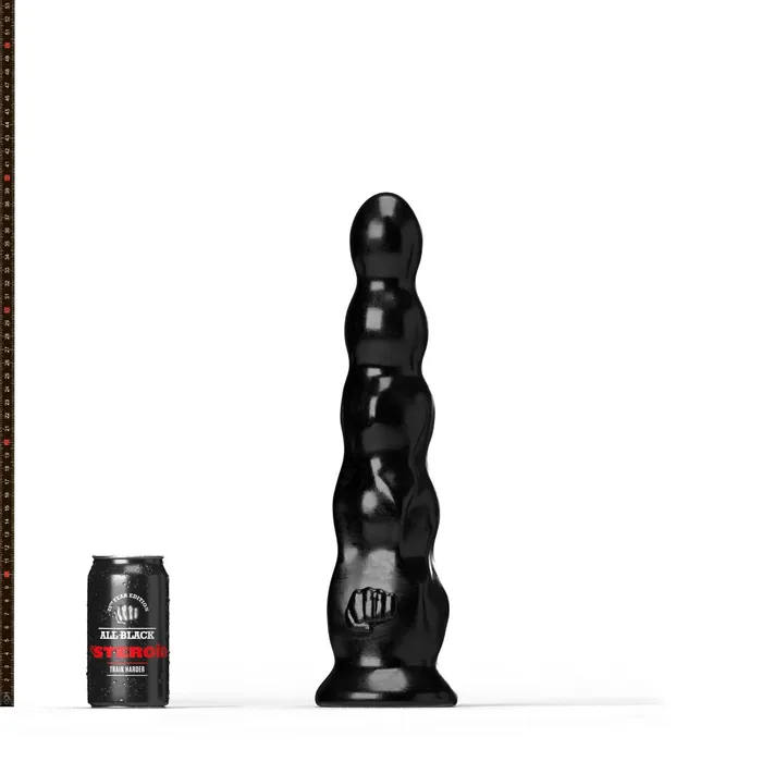 Dildos All Black Sterod All Black Sterod The Javelin Dildo 38 x 91 cm zwart Dildos All Black Sterod All Black Sterod The Javelin Dildo 38 x 91 cm zwart