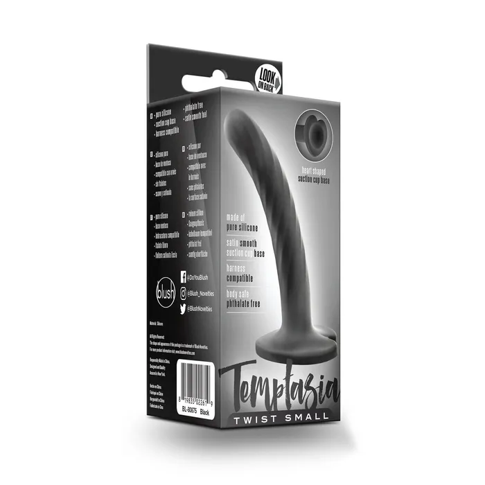 Dildos | Blush Dildo Blush Temptasia Twist Nero Dildos | Blush Dildo Blush Temptasia Twist Nero