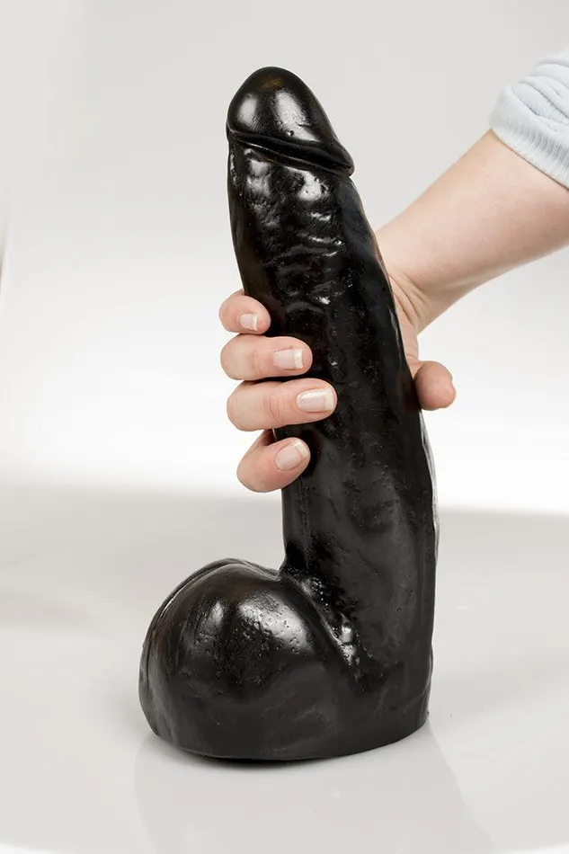 Dildos | Dark Crystal - Dildo - 28 x 6,7 cm - Zwart - Dark Crystal