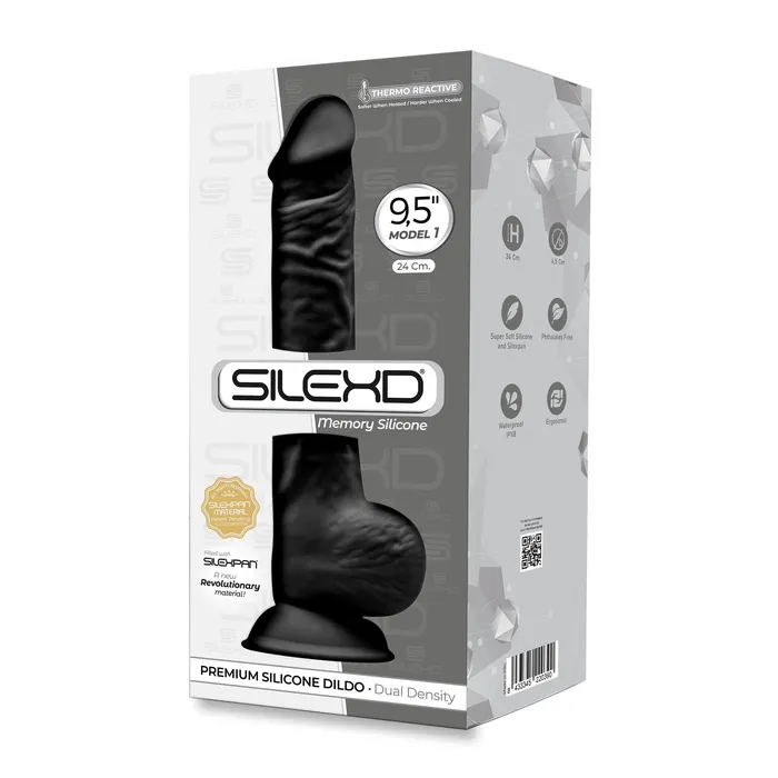 Dildos | SILEXD SILEXD - Realistische Dildo - 24,1 x 4,5 cm - Zwart