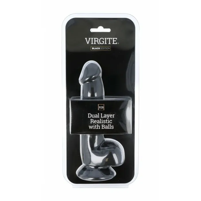 Dildos | Virgite Dildo Realistico Virgite R28 Nero 20 cm Dildos | Virgite Dildo Realistico Virgite R28 Nero 20 cm