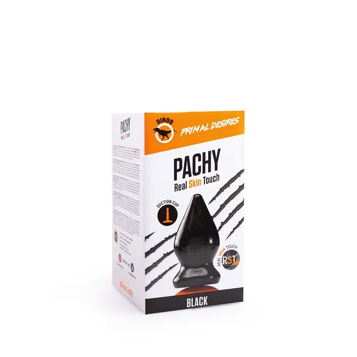 Dinoo Dildos | Dinoo - Primal Desires Extra Grote Dildo Met Zuignap Pachy - Zwart