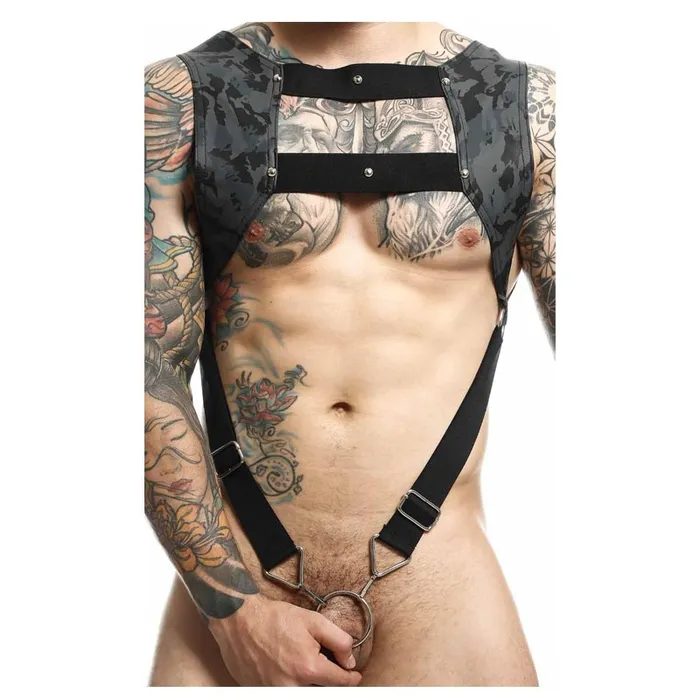 DNGEON Croptop Cockring Harness by MOB | MaleBasics Corp Female Sex Toys DNGEON Croptop Cockring Harness by MOB | MaleBasics Corp Female Sex Toys