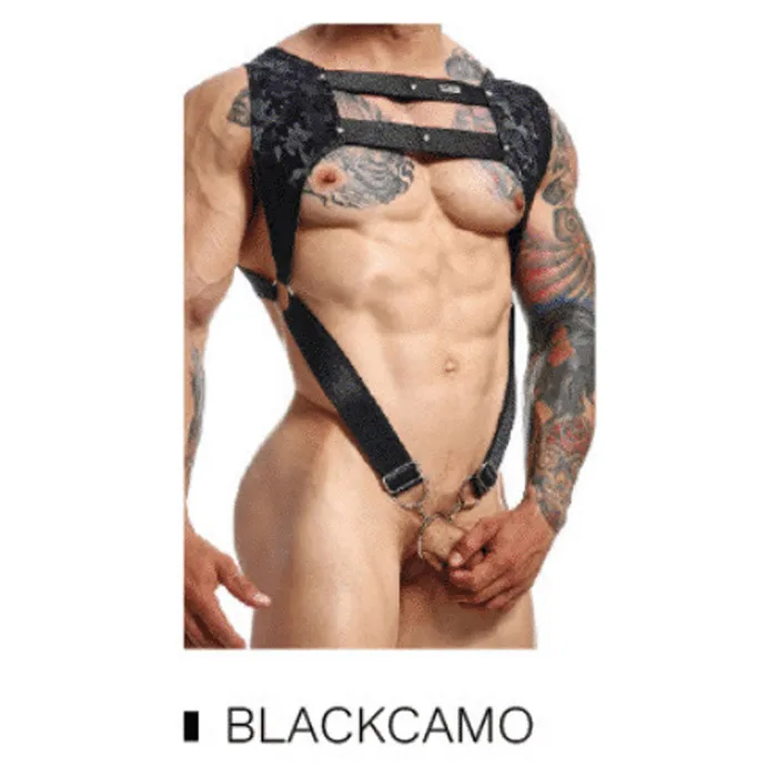 DNGEON Croptop Cockring Harness by MOB | MaleBasics Corp Female Sex Toys DNGEON Croptop Cockring Harness by MOB | MaleBasics Corp Female Sex Toys