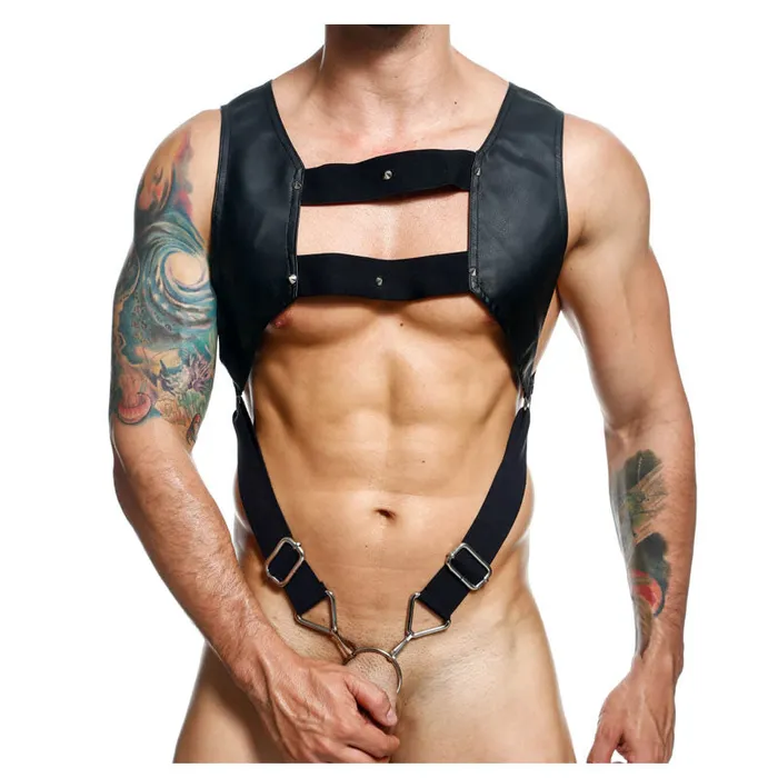 DNGEON Croptop Cockring Harness by MOB | MaleBasics Corp Female Sex Toys DNGEON Croptop Cockring Harness by MOB | MaleBasics Corp Female Sex Toys