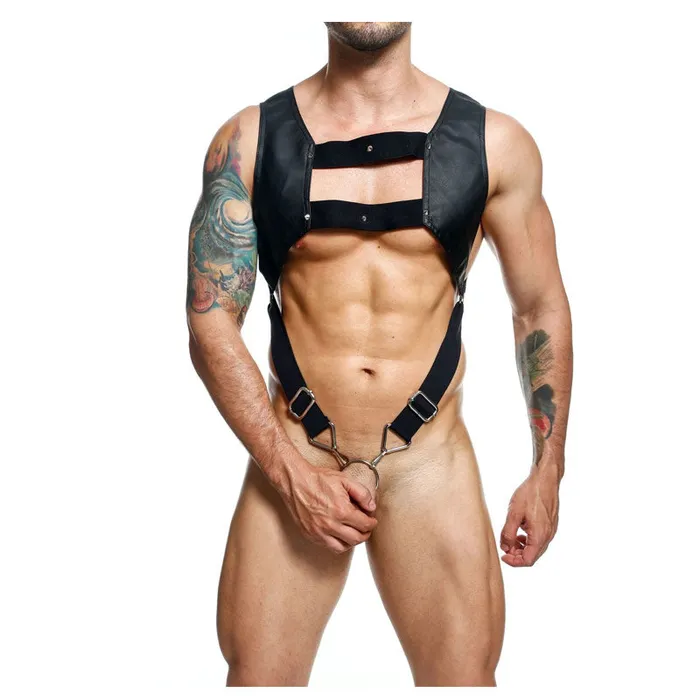 DNGEON Croptop Cockring Harness by MOB | MaleBasics Corp Female Sex Toys DNGEON Croptop Cockring Harness by MOB | MaleBasics Corp Female Sex Toys
