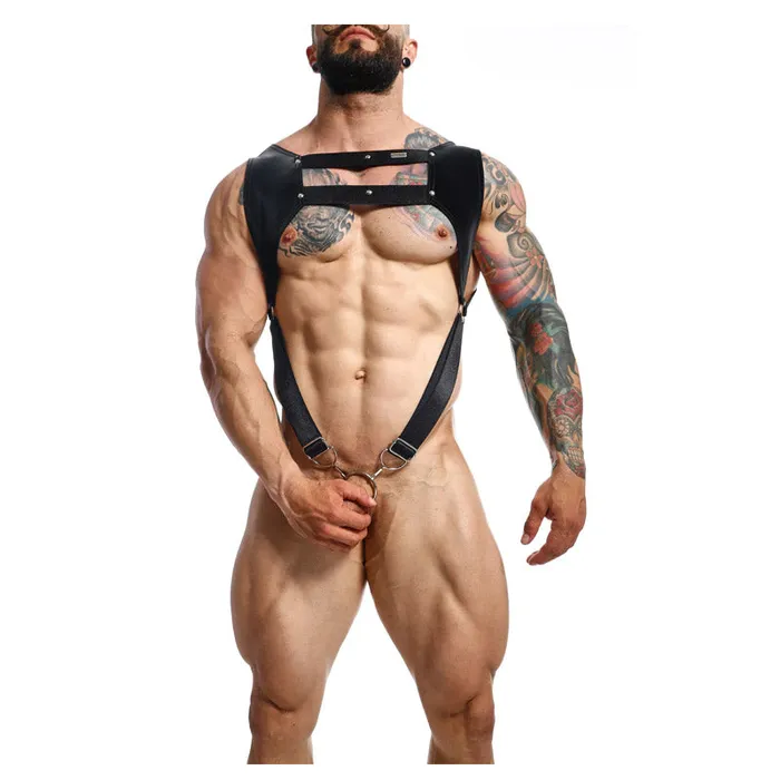 DNGEON Croptop Cockring Harness by MOB | MaleBasics Corp Female Sex Toys DNGEON Croptop Cockring Harness by MOB | MaleBasics Corp Female Sex Toys