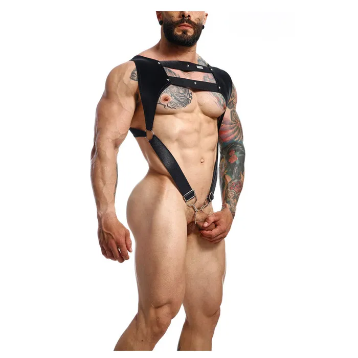 DNGEON Croptop Cockring Harness by MOB | MaleBasics Corp Female Sex Toys DNGEON Croptop Cockring Harness by MOB | MaleBasics Corp Female Sex Toys