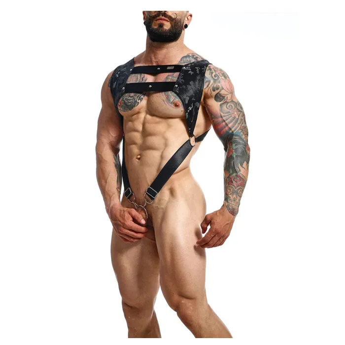 DNGEON Croptop Cockring Harness by MOB | MaleBasics Corp Female Sex Toys DNGEON Croptop Cockring Harness by MOB | MaleBasics Corp Female Sex Toys