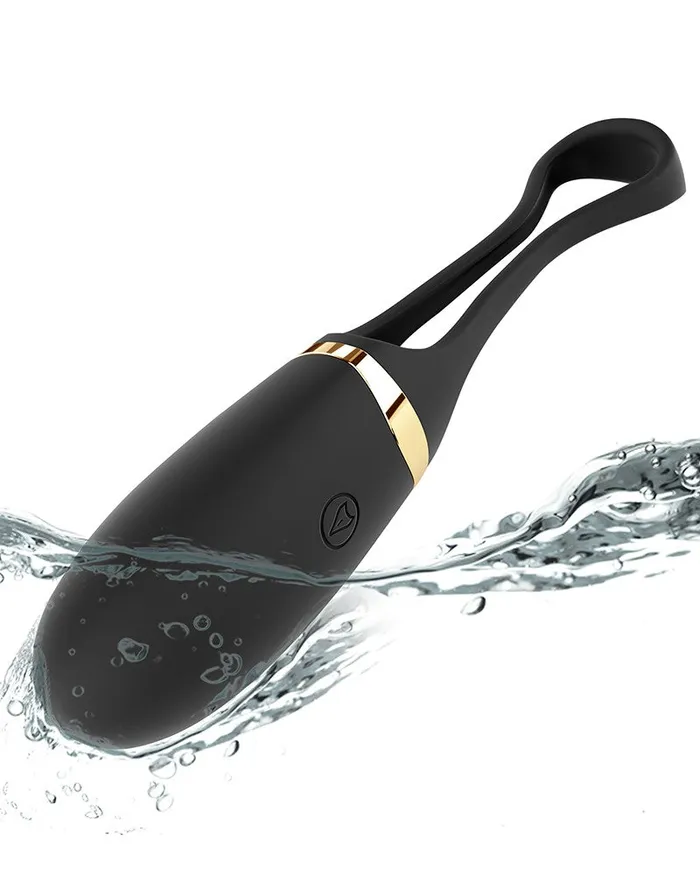 Dorcel Vibrators | Dorcel - Secret Delight - Vibrerend Ei - Met Voice Control - Zwart