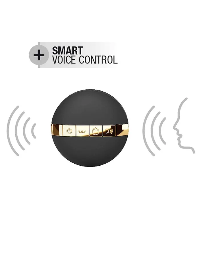 Dorcel Vibrators | Dorcel - Secret Delight - Vibrerend Ei - Met Voice Control - Zwart