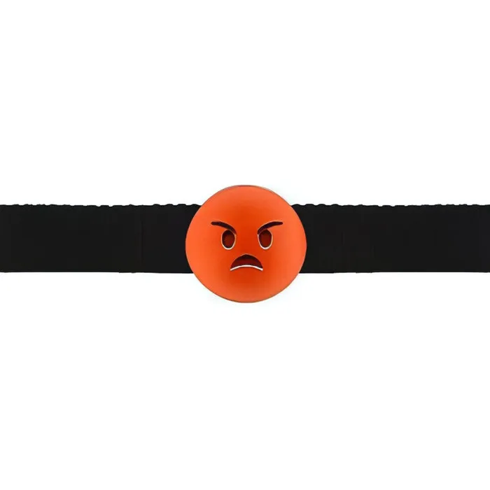 EmoGag - Ball-gag regolabile con faccina Emoji arrabbiata | Shots Toys Male Sex Toys