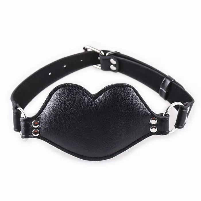 Kiotos - Big Lips Penis Gag - Zwart | Kiotos Male Sex Toys