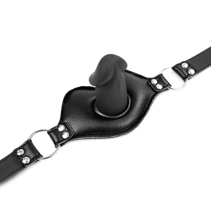Kiotos - Big Lips Penis Gag - Zwart | Kiotos Male Sex Toys
