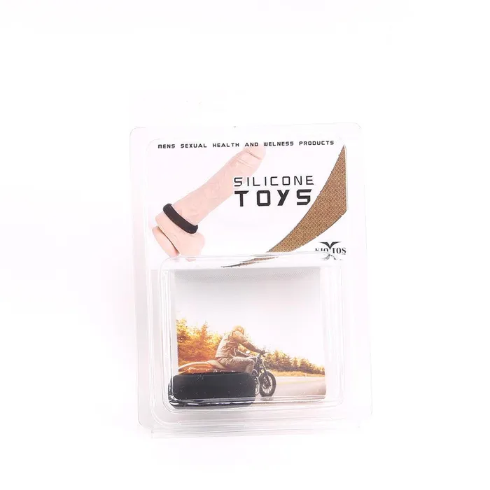 Kiotos - Cockring Siliconen - Zwart | Kiotos Vibrators