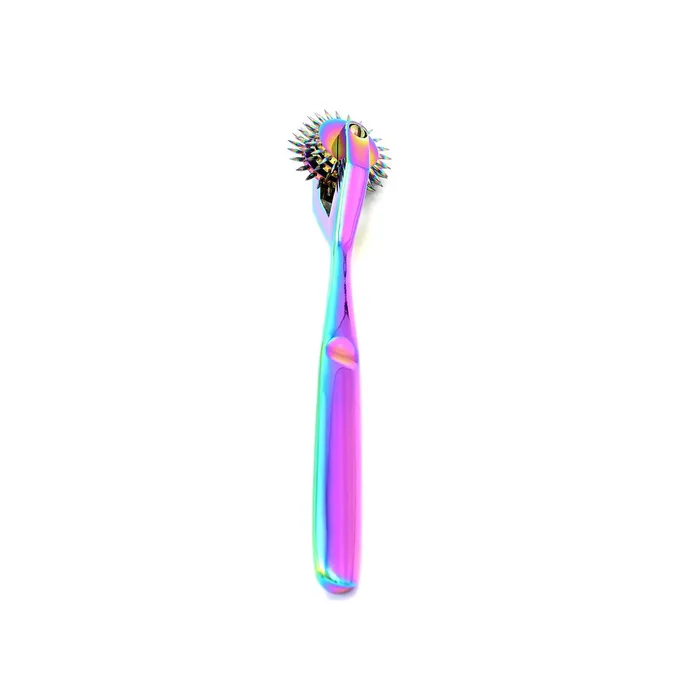 Kiotos Dildos | Kiotos Steel - Rainbow Pinwheel - Prikwieltje met 3 pinnen - Unicorn