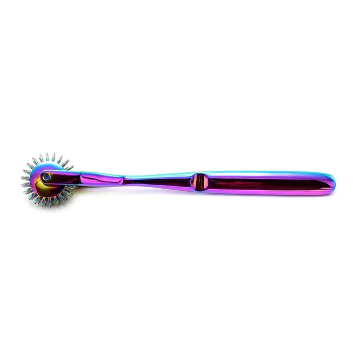 Kiotos Dildos | Kiotos Steel - Rainbow Pinwheel - Prikwieltje met 3 pinnen - Unicorn