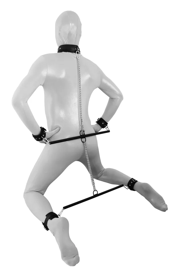 Kiotos Kiotos - Bondageset Prisoners Bar Spreidstang Met Leren Boeien | Vibrators