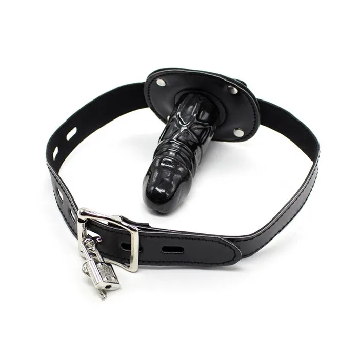 Kiotos Male Sex Toys Kiotos Leather Gag Penis Gag Lang PU Leer Insteeklengte 9 cm Zwart Kiotos Male Sex Toys Kiotos Leather Gag Penis Gag Lang PU Leer Insteeklengte 9 cm Zwart