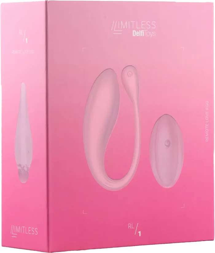 Limitless - RL1 - Vibrerend Eitje met Afstandsbediening - Roze | Delfi Toys Vibrators