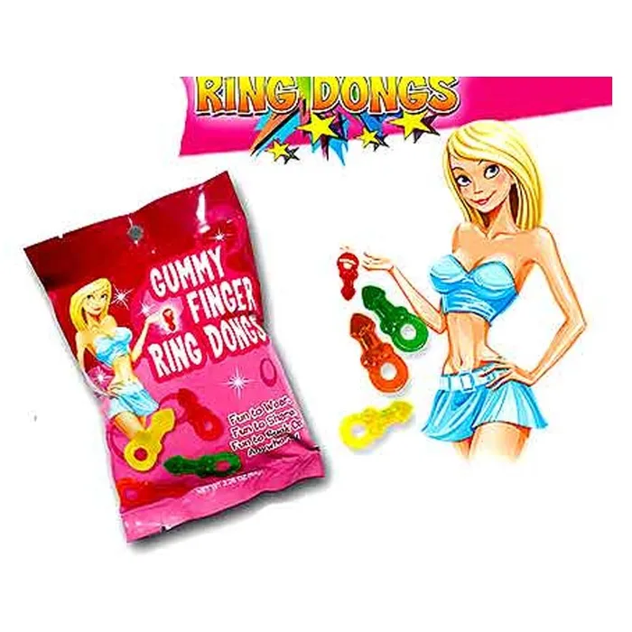 Male Sex Toys Hott Products Gummy Finger Ring Dongs Bag