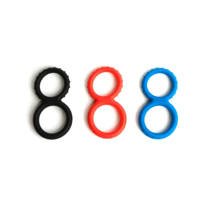 Male Sex Toys | Sport Fucker Sport Fucker - Enigma Ring - Siliconen Cockring - Zwart