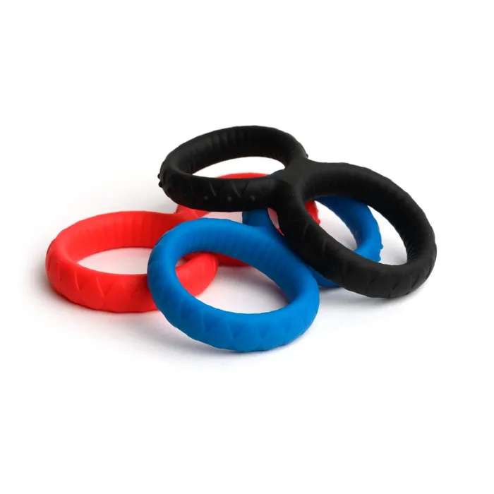 Male Sex Toys | Sport Fucker Sport Fucker - Enigma Ring - Siliconen Cockring - Zwart
