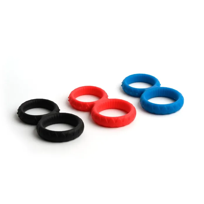 Male Sex Toys | Sport Fucker Sport Fucker - Enigma Ring - Siliconen Cockring - Zwart
