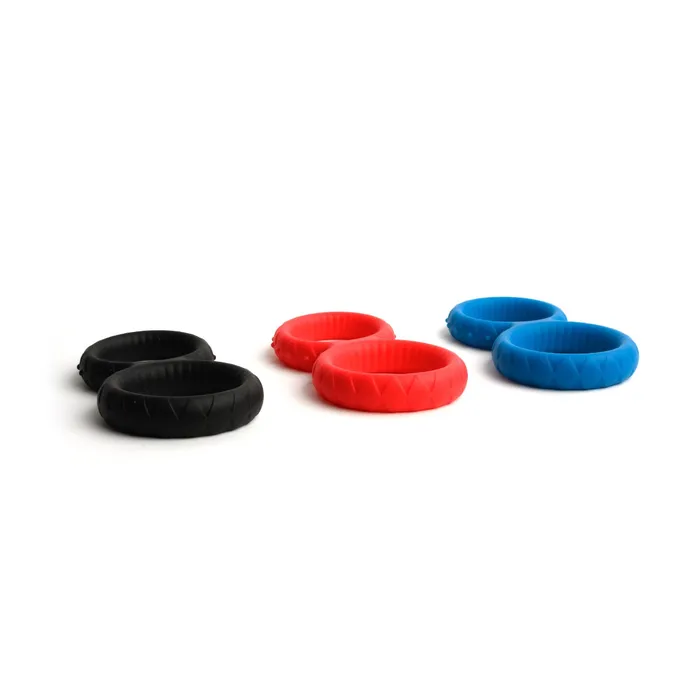 Male Sex Toys | Sport Fucker Sport Fucker - Enigma Ring - Siliconen Cockring - Zwart