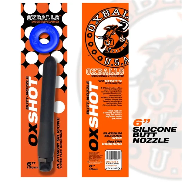 Oxballs Ox Shot Siliconen Anaal Douche Lengte 15 cm Gratis Rubberen Cockring Oxballs Male Sex Toys Oxballs Ox Shot Siliconen Anaal Douche Lengte 15 cm Gratis Rubberen Cockring Oxballs Male Sex Toys