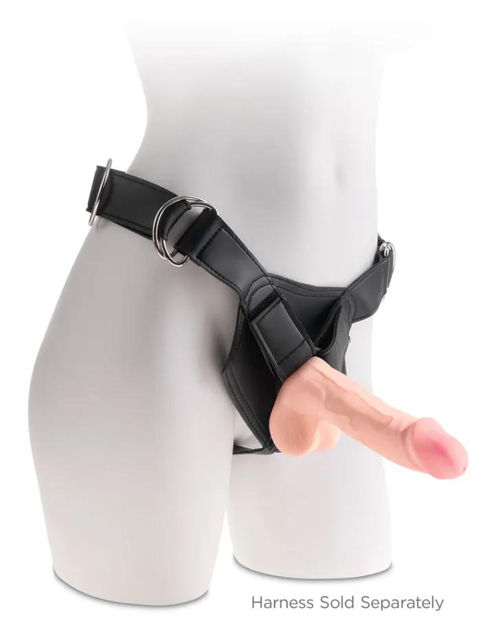 Pipedream Dildos | Pipedream - King Cock - Triple Density Dildo met Balzak - 19 cm
