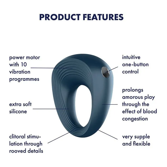 Power Ring - Blue | Satisfyer Male Sex Toys