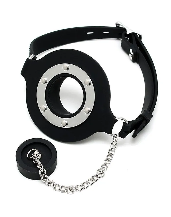 Rimba Bondage Play Rimba Siliconen Mondknevel Gag Met gootsteen stop Zwart Vibrators Rimba Bondage Play Rimba Siliconen Mondknevel Gag Met gootsteen stop Zwart Vibrators