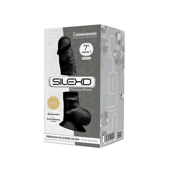 SILEXD Dildos | SILEXD - Realistische Dildo - 17,6 x 3,5 cm - Zwart