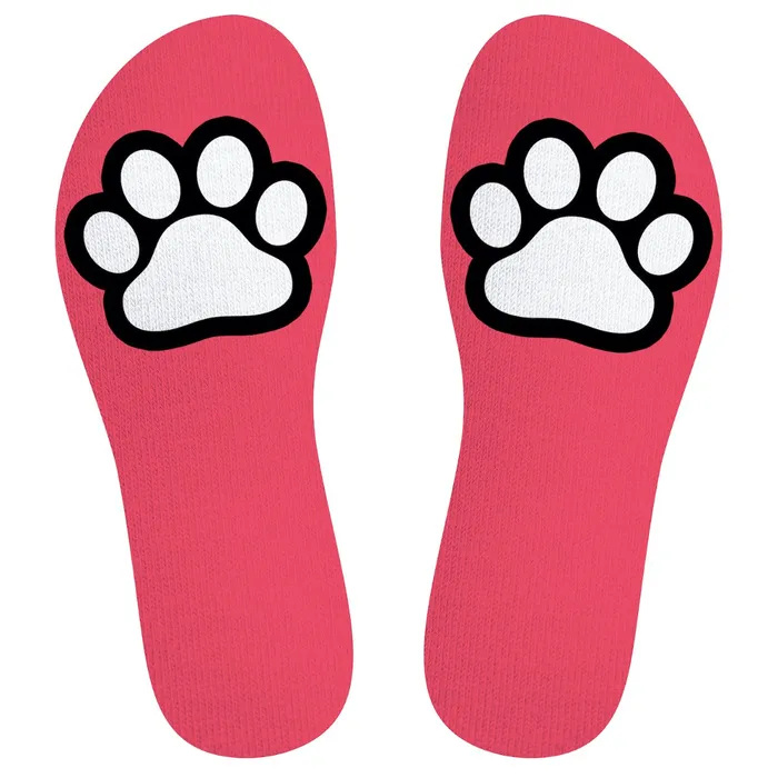 SneakXX Dildos | SneakXX - Sneaker Sokken PAW - Neon Roze