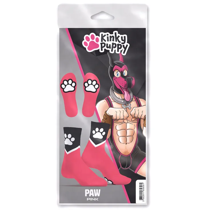 SneakXX Dildos | SneakXX - Sneaker Sokken PAW - Neon Roze