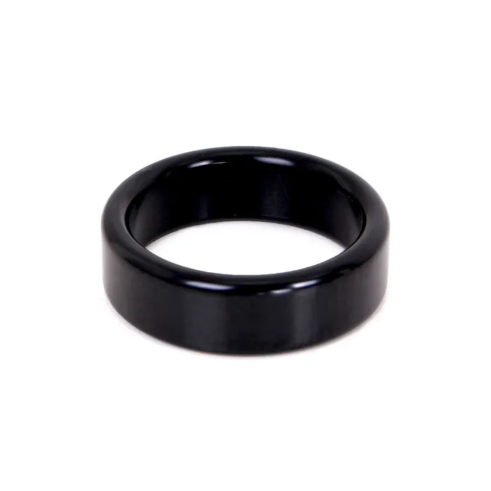 Vibrators | Kiotos Kiotos - Aluminium Lichtgewicht Cockring - Zwart