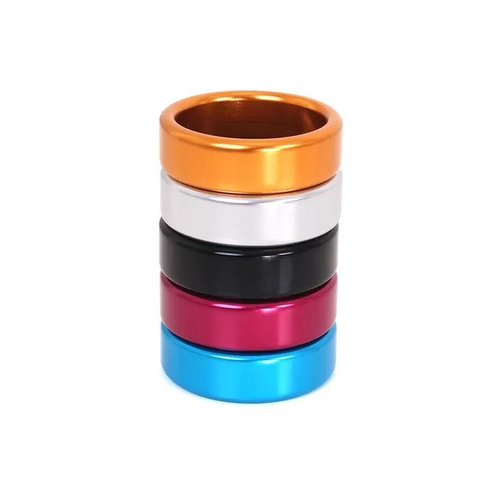 Vibrators | Kiotos Kiotos - Aluminium Lichtgewicht Cockring - Zwart