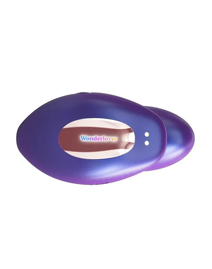 Vibrators | Love to Love - Wonderlover - Luchtdruk Vibrator en G-spot Vibrerend Eitje - Paars - Love to Love