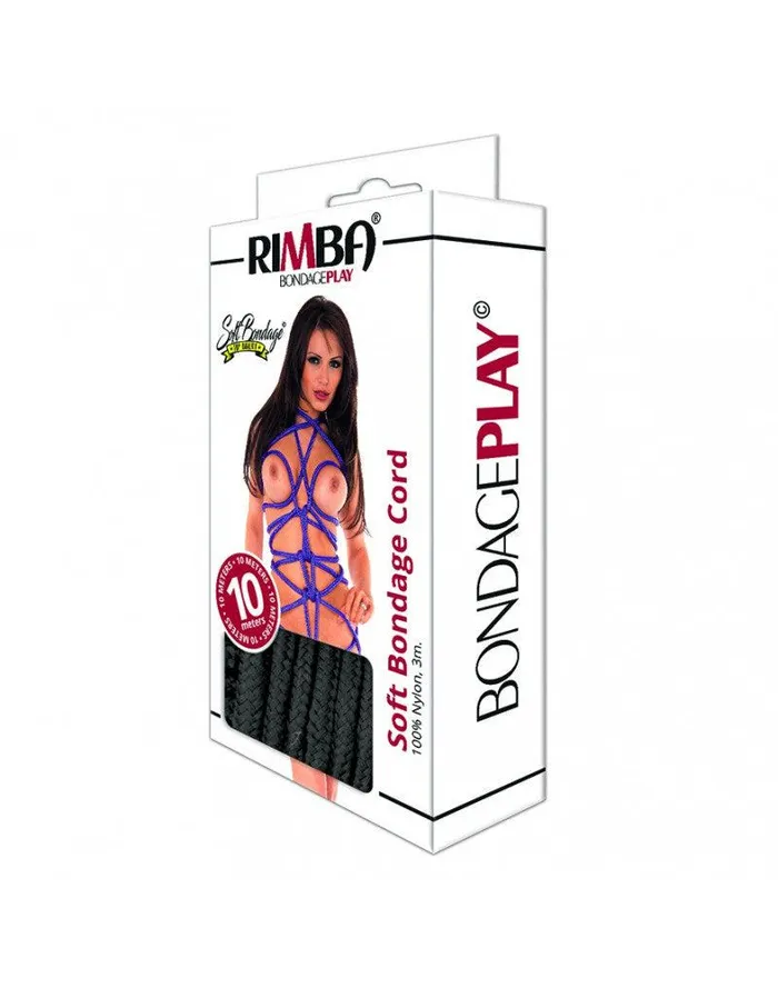 Vibrators | Rimba - Zacht Japans Bondagetouw - Zwart - Rimba Bondage Play