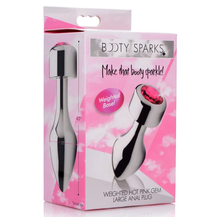 Weighted Base Aluminum Plug Gem XR Brand Anal